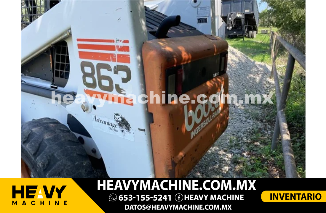 Maquinaria Pesada Mini Cargador 2005 BOBCAT 863